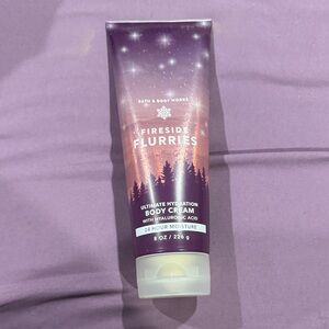 Bath & Body Works Fireside Flurries Purple Body Cream